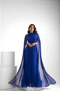 Vestido Longo Rove Azul Royal