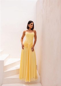 Vestido Longo Majestic Amarelo