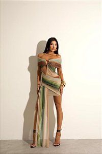 Vestido Curto Hadassa Malha Tule