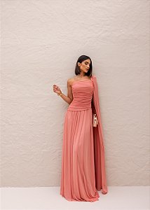 Vestido Longo Versailles Rose