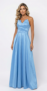 Vestido Longo Royale Azul Serenity