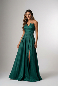 Vestido Longo Royale Verde Esmeralda