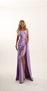 Vestido Longo Aurora Lilás