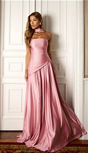 Vestido Longo Bellagio Rosa