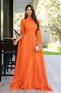 Vestido Longo Rove Laranja