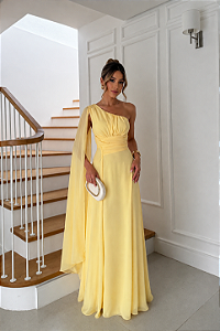 Vestido Longo Évora Amarelo