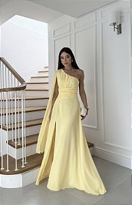 Vestido Longo Évora Amarelo