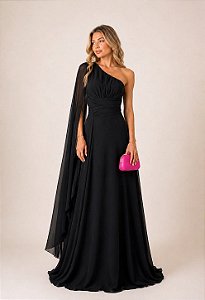 Vestido Longo Évora Preto