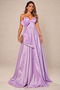 Vestido Longo Marbella Lilás
