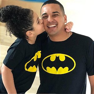 Camiseta Adulto Batman Tal Pai Tal Filho (a)