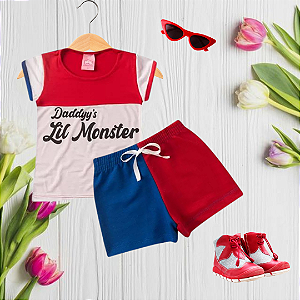Conjunto Infantil Menina Arlequina