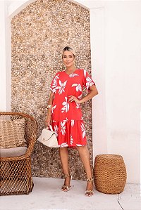 Vestido Adulto Eva Goiaba Curto