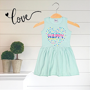 Vestido Infantil Regata Happy