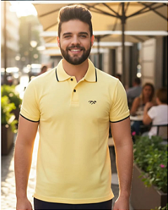 Camisa Polo Adulto Amarelo