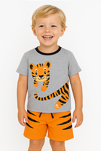 Conjunto Infantil Menino Tigrinho