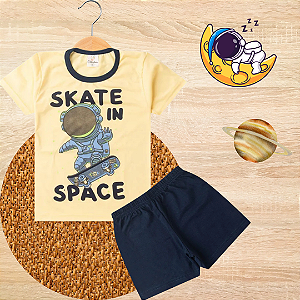 Pijama Menino Astronauta Skate