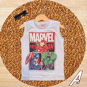 Camiseta Marvel Branca
