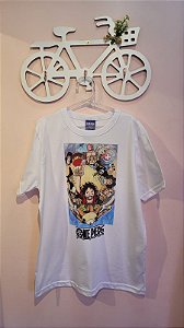 Camiseta Branca One Piece