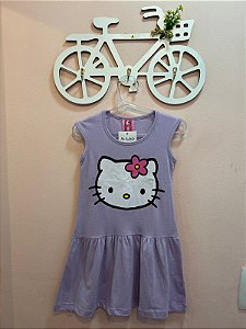 Vestido Hello Kitty Lilás