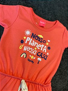 Vestido Nosso Planeta Pêssego