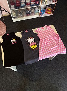 Vestido Hello Kitty Preto