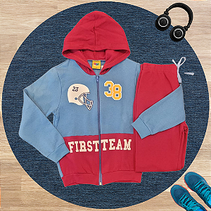 Moletom Infantil Menino First Team 38