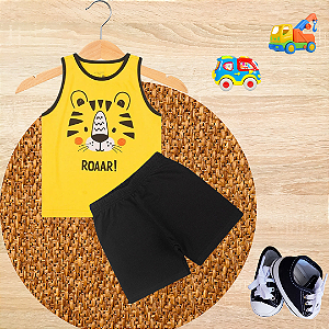 Conjunto infantil Menino Rugido do Tigre