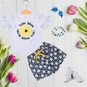 Conjunto infantil Slow Down Floral