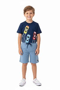 Conjunto Infantil Menino Corrida de Carros