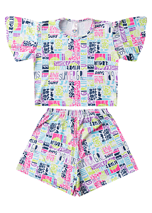 Conjunto Infantil Verão Menina Summer Girl