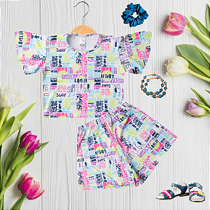 Conjunto Infantil Verão Menina Summer Girl
