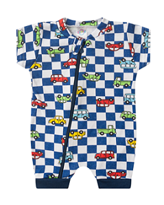 Macacão Bebê Menino Curto Carros