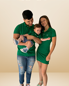 Camisa Polo Adulto Plus Size Verde Bandeira