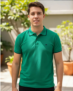 Camisa Polo Adulto Verde Bandeira