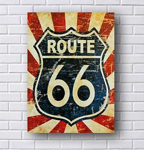 ROUTE 66 VINTAGE | Quadro decorativo