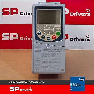 INVERSOR MONOFÁSICO 200-240V 7A 2CV CFW500A07P0S2NB20G2 WEG