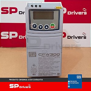 INVERSOR MONOFÁSICO 200-240V 7,3A 2CV CFW300A07P3S2NB20 WEG