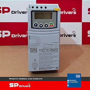 INVERSOR TRIFÁSICO 440-480V 4,8A 3CV CFW300A04P8T4NB20 WEG