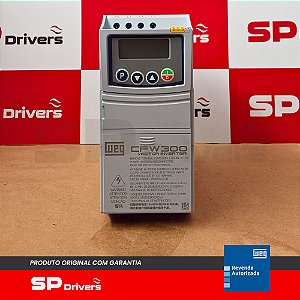 INVERSOR TRIFÁSICO 380-440V 1,8A 1CV CFW300A01P8T4NB20 WEG