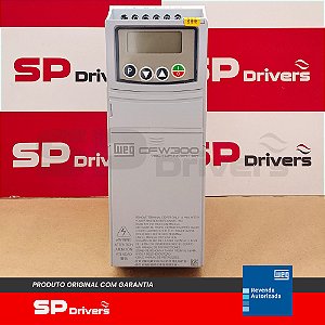INVERSOR TRIFÁSICO 200-240V 15,2A 5CV CFW300B15P2T2DB20 WEG
