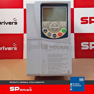 INVERSOR TRIFÁSICO 380-480V 6,5A 3CV CFW500B06P5T4DB20G2 WEG