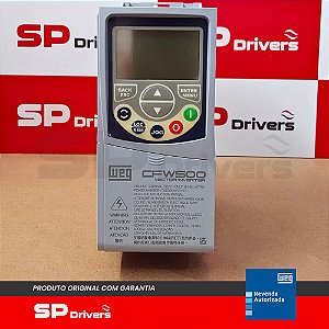 INVERSOR MONO/TRIFÁSICO 200-240V 2,6A 0,5CV CFW500A02P6B2NB20G2 WEG