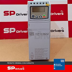 INVERSOR TRIFÁSICO 380-440V 2,6A 1,5CV CFW300B02P6T4DB20 WEG