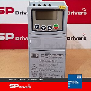 INVERSOR TRIFÁSICO 380-440V 1,1A 0,5CV CFW300A01P1T4NB20 WEG