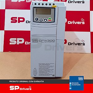 INVERSOR TRIFÁSICO 380-440V 10A 6CV CFW300C10P0T4DB20 WEG
