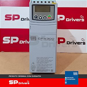 INVERSOR TRIFÁSICO 380-440V 1,1A 0,5CV CFW300B01P1T4DB20 WEG