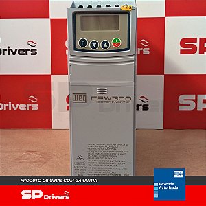 INVERSOR TRIFÁSICO 380-440V 8,2A 5,5CV CFW300B08P2T4DB20 WEG
