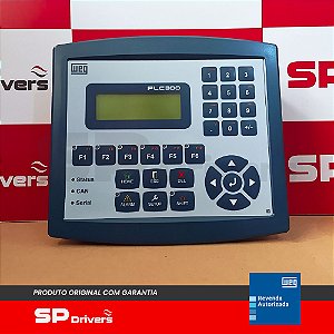 CONTROLADOR LÓGICO PROGRAMÁVEL PLC300HP-H3 24VCC COM CABO DE COMUNICAÇÃO USB