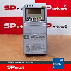 INVERSOR MONOFÁSICO 110-127V 4,2A 1CV CFW300A04P2S1NB20 WEG