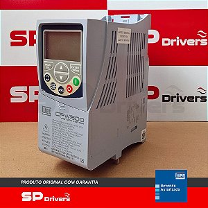 INVERSOR MONOFÁSICO 200-240V 2,6A 0,5CV CFW500A02P6S2NB20G2 WEG